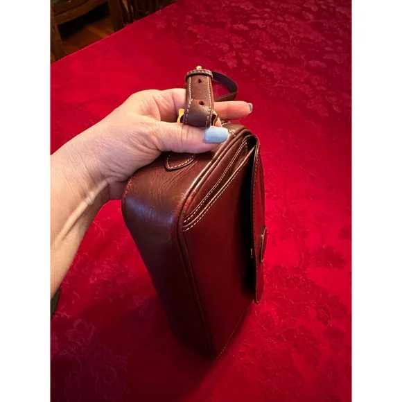 Cartier Bordeaux Leather Crossbody Bag - Picture 7 of 13